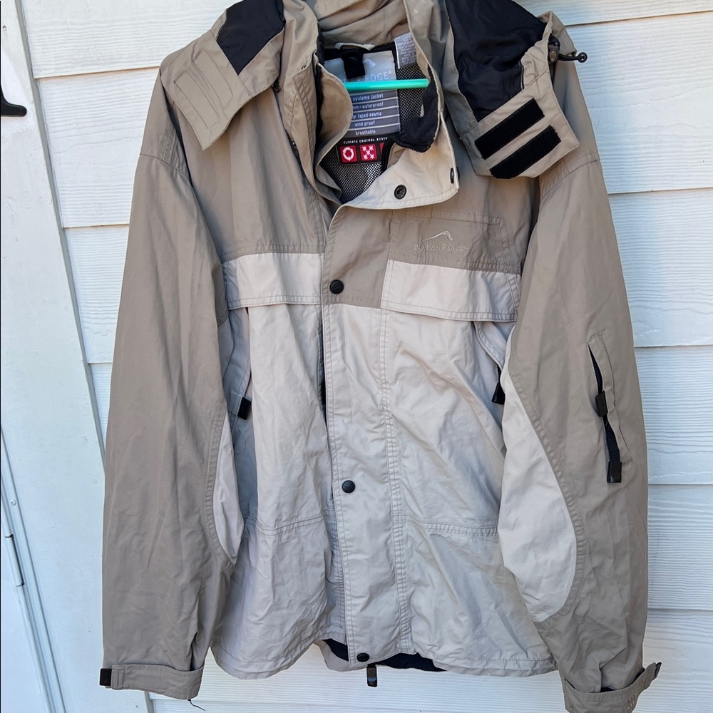 Polar edge Men's Beige Outdoor Jacket